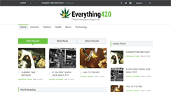 Desktop Screenshot of everything420.com